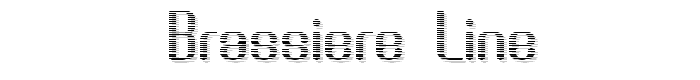 Brassiere Line font